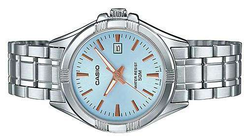 LTP-1308D-2AVDF Casio Casio  Dial Silver Stainless Steel Analog Quartz Men's Watch.