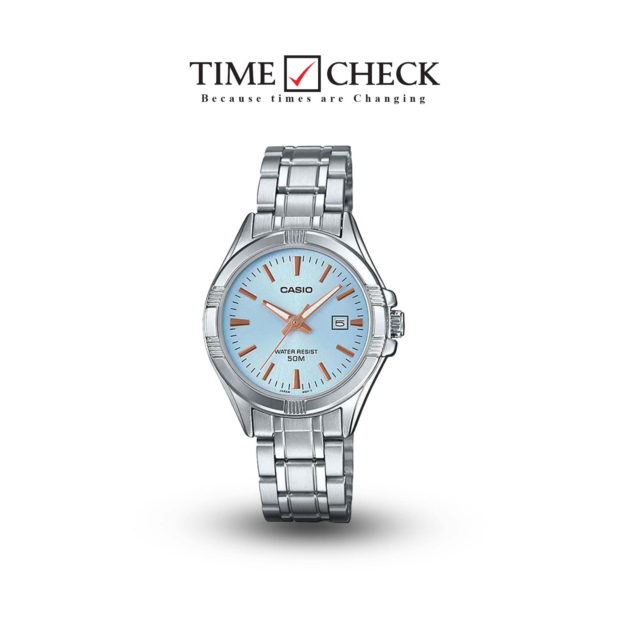 LTP-1308D-2AVDF Casio Casio  Dial Silver Stainless Steel Analog Quartz Men's Watch.