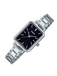 LTP-V009D-1EUDF Casio Analog White Dial Stainless Steel Band Quartz Women's Watch.