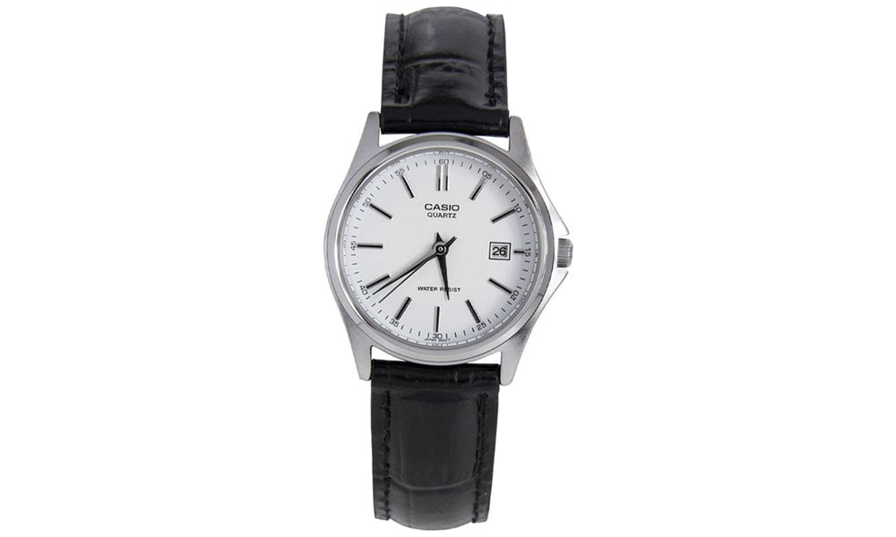 LTP-1183E-7ADF Casio Leather Strap Analog Quartz Women's Watch.