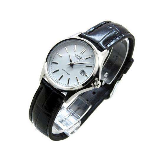 LTP-1183E-7ADF Casio Leather Strap Analog Quartz Women's Watch.