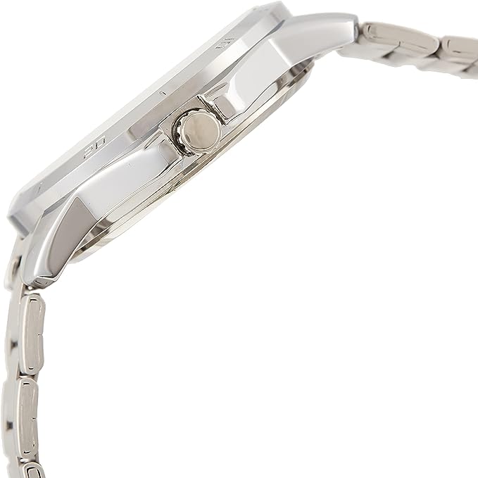 LTP-V004D-7BUDF Casio White Dial Stainless Steel Analog Quartz Women's Watch.