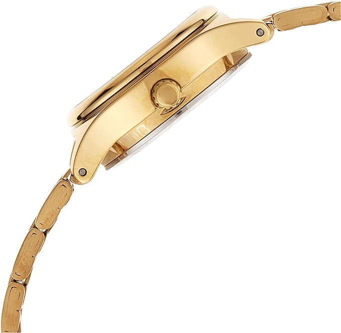 LTP-V006G-7BUDF Casio White Dial Gold Chain Stainless Steel Analog Women's Watch.
