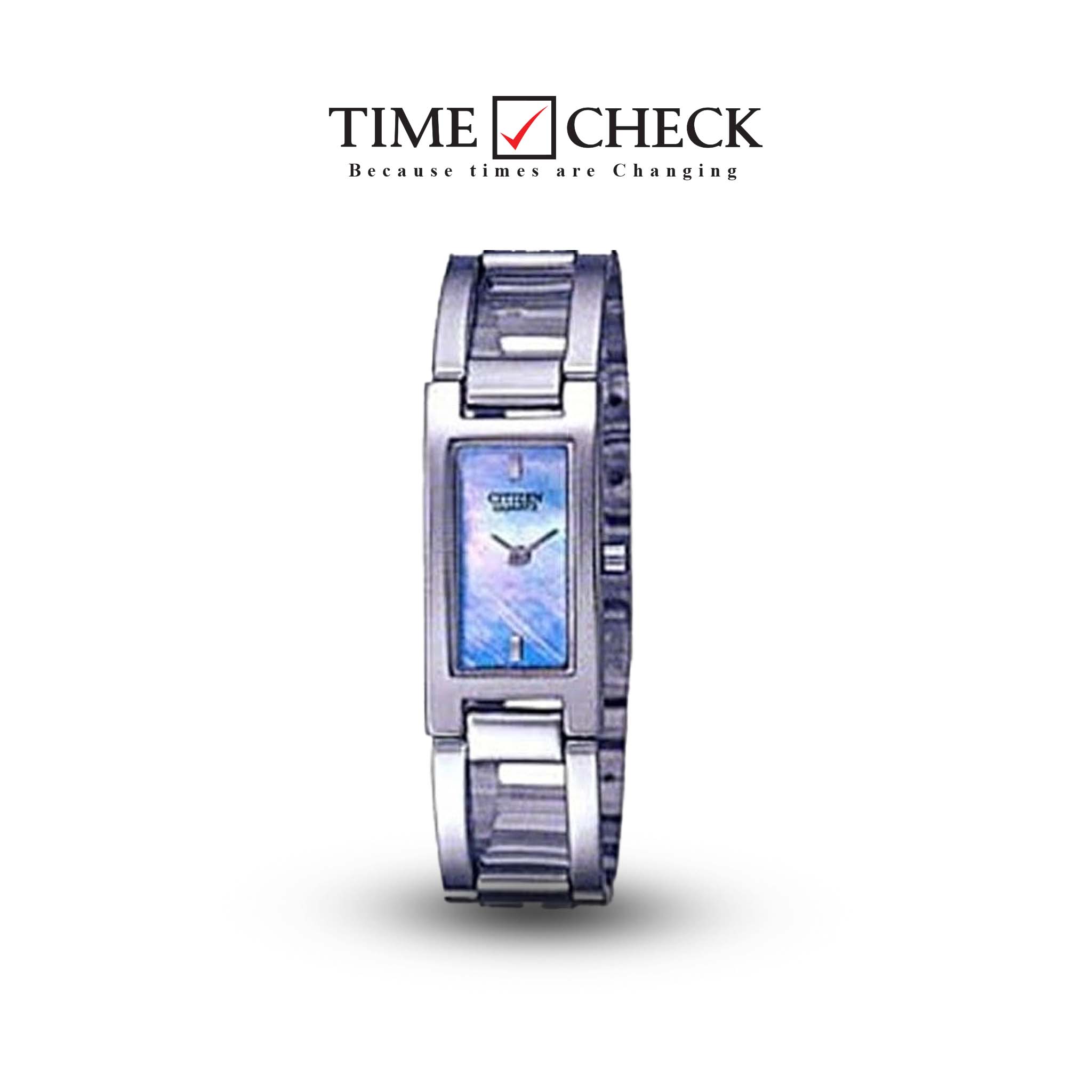 EH9761-59N Citizen Skyblue Dial Silver Stainless Steel Analog Quartz Women's Watch.