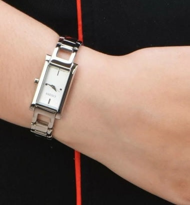 EX0340-52A Citizen Silver Dial Silver Stainless Steel Analog Quartz Women's Watch.