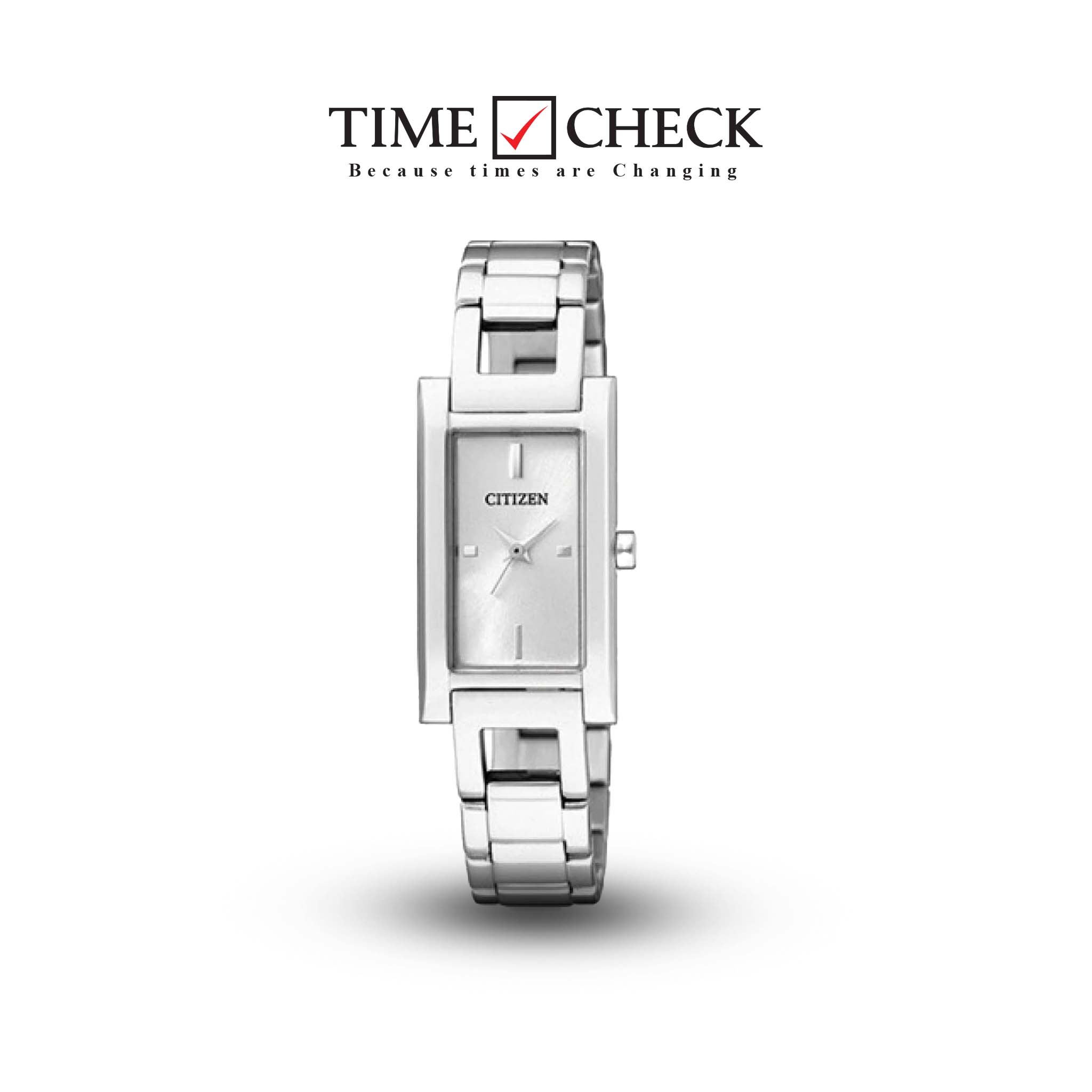 EX0340-52A Citizen Silver Dial Silver Stainless Steel Analog Quartz Women's Watch.