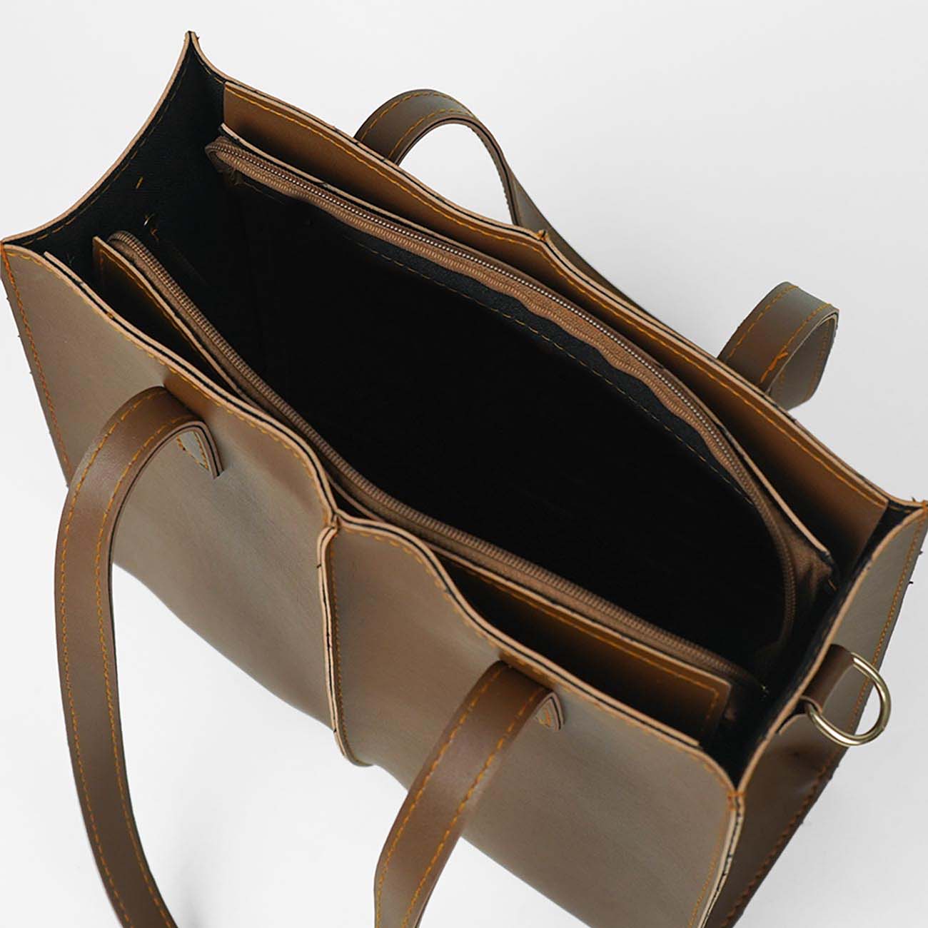 Work tote Bag Set of 3 Brown