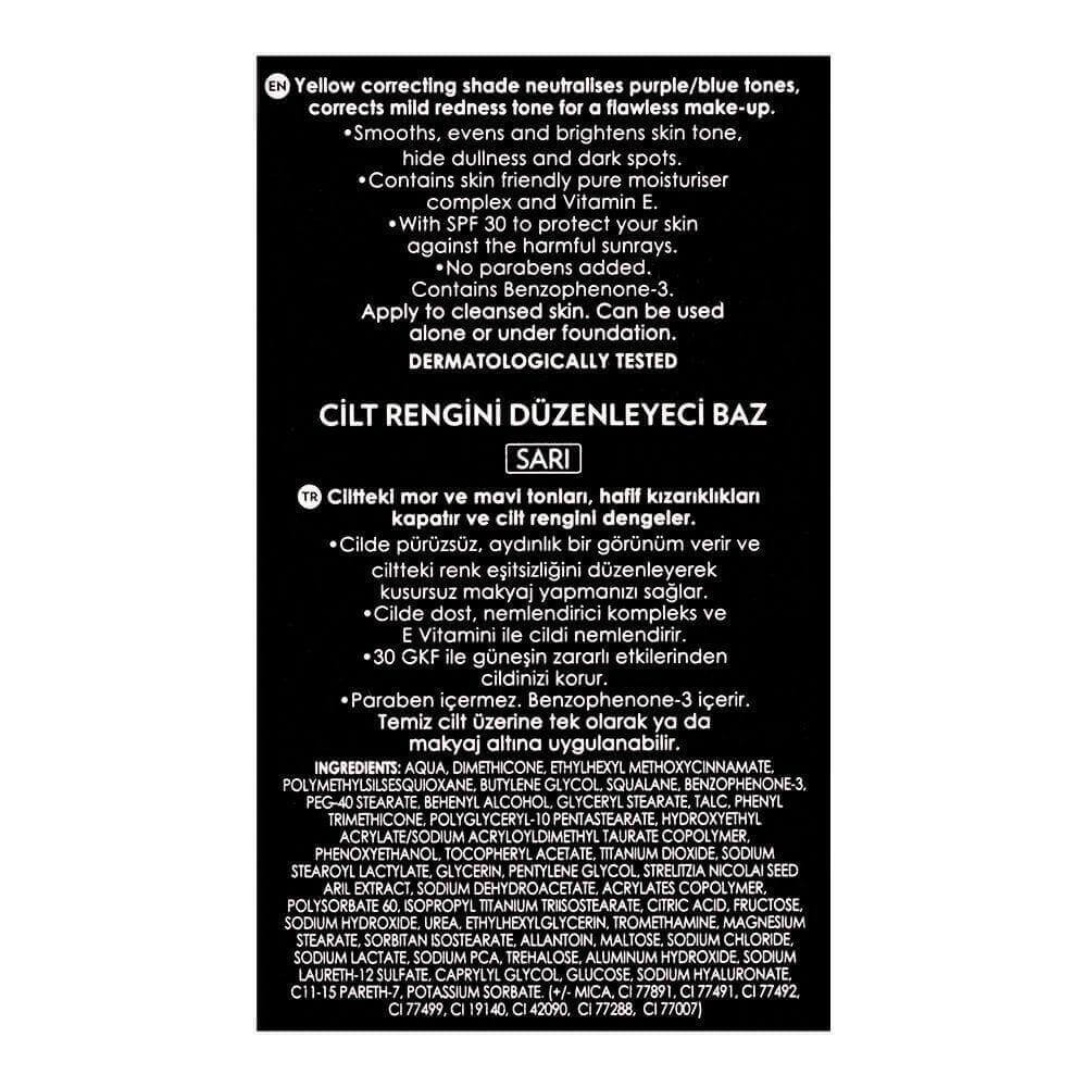 C-C Cream Color Correcting Primer - Yellow