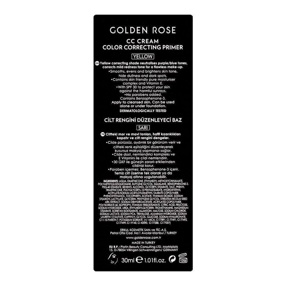 C-C Cream Color Correcting Primer - Yellow