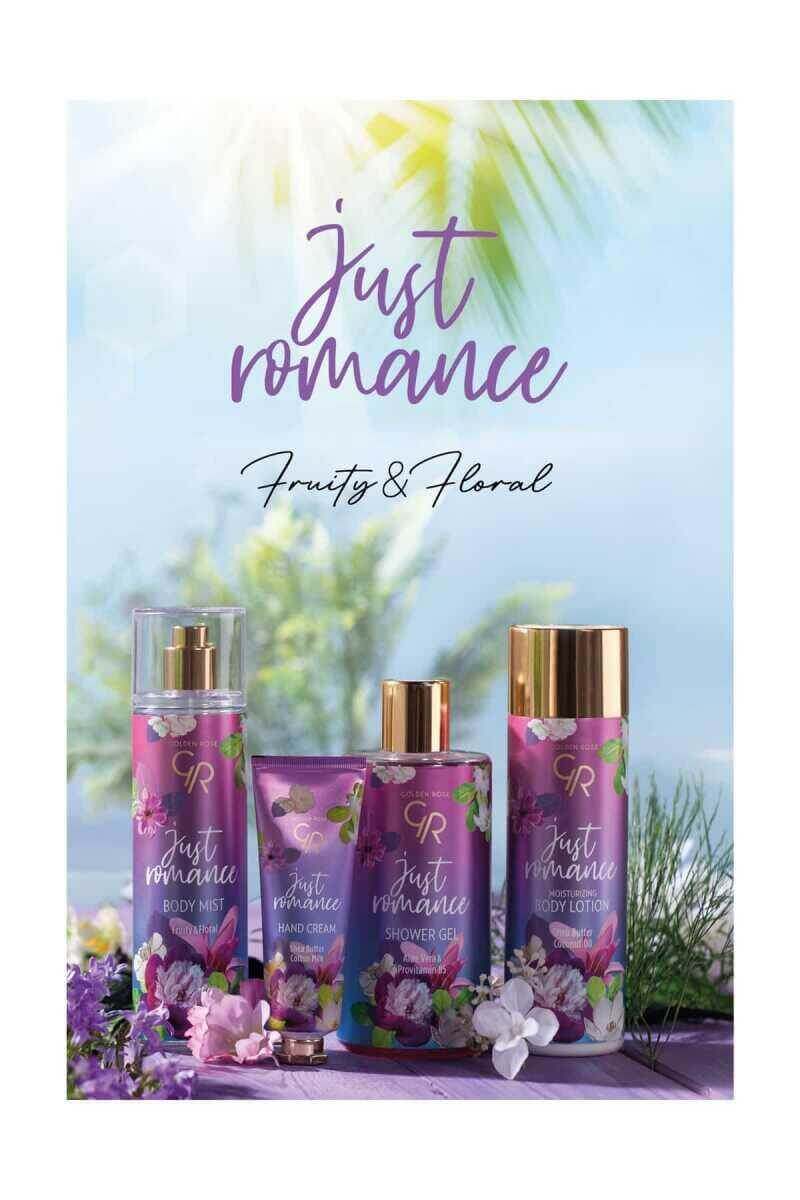 JUST ROMANCE (Gift set )Hand cream.  Body Mist. Body lotion. Shower Gel.