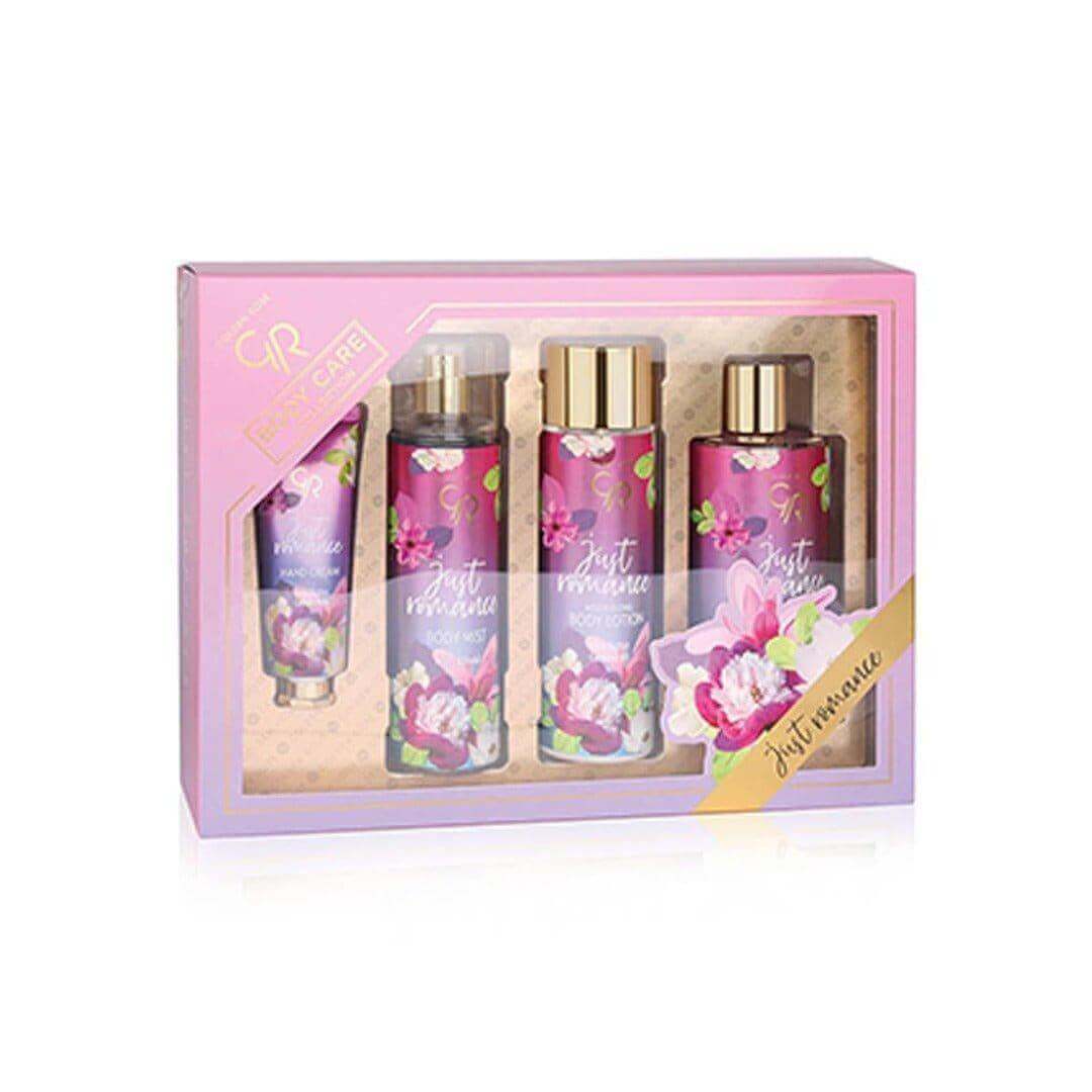 JUST ROMANCE (Gift set )Hand cream.  Body Mist. Body lotion. Shower Gel.