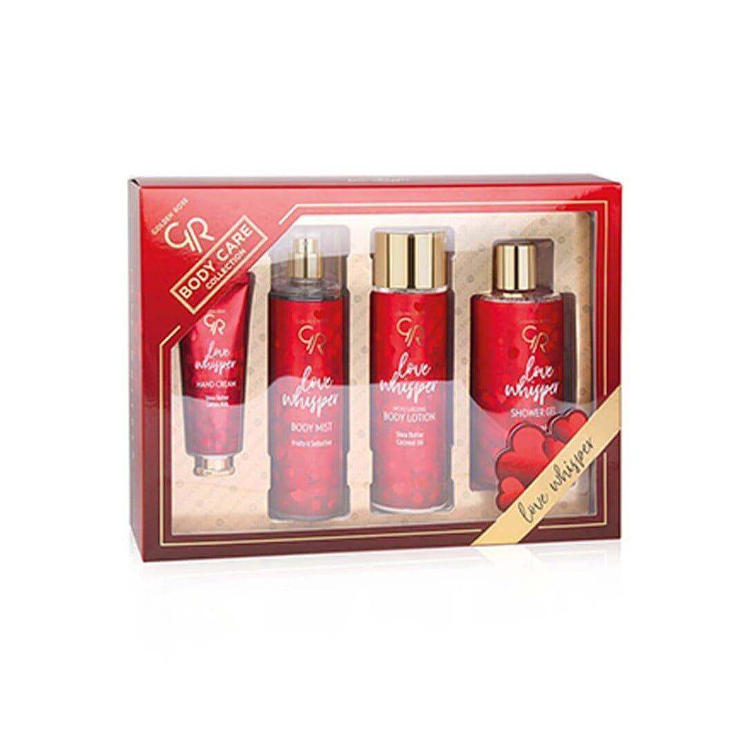 LOVE WHISPER (Gift set )Hand cream.  Body Mist. Body lotion. Shower Gel.