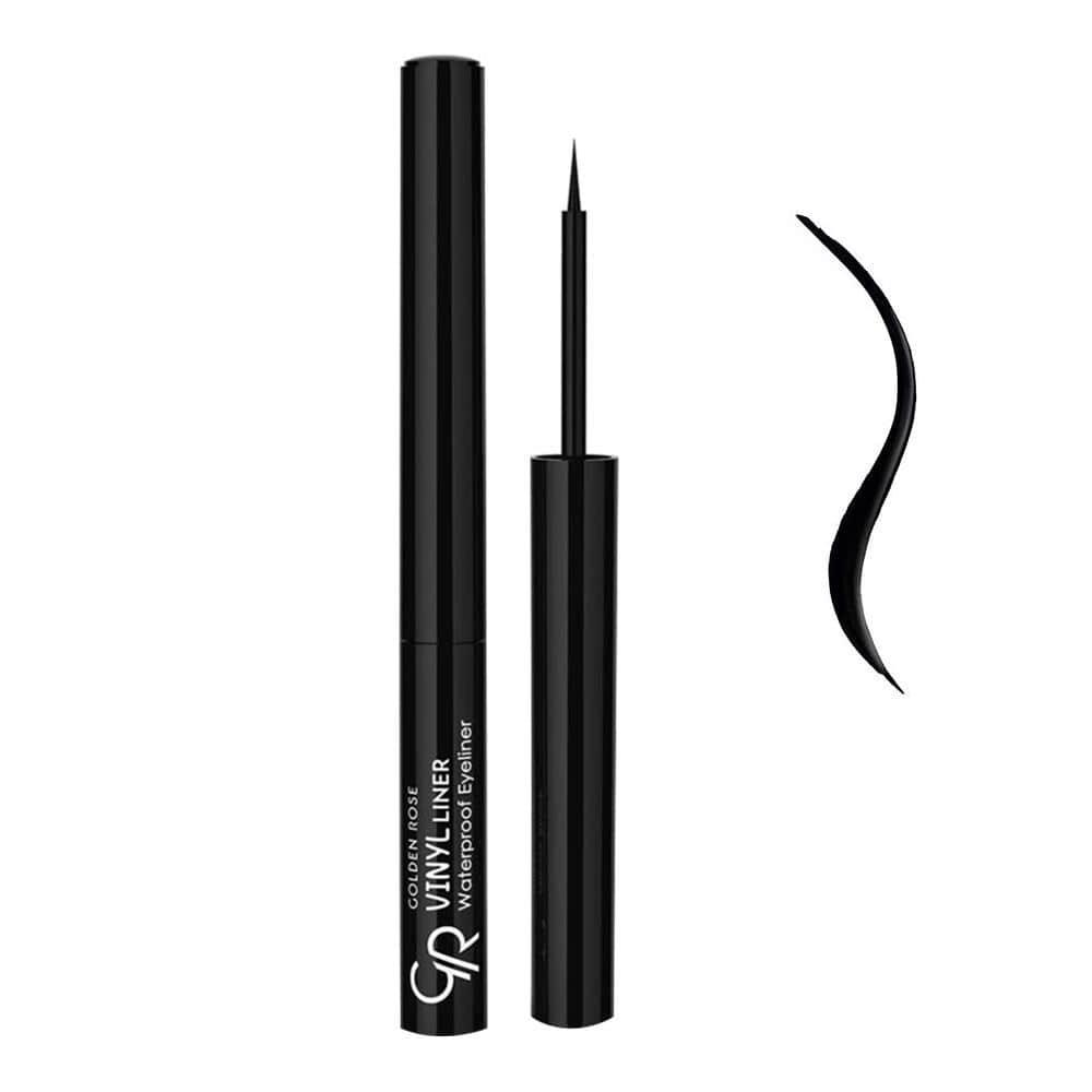 Vinyl Liner Waterproof Eyeliner Glossy Black