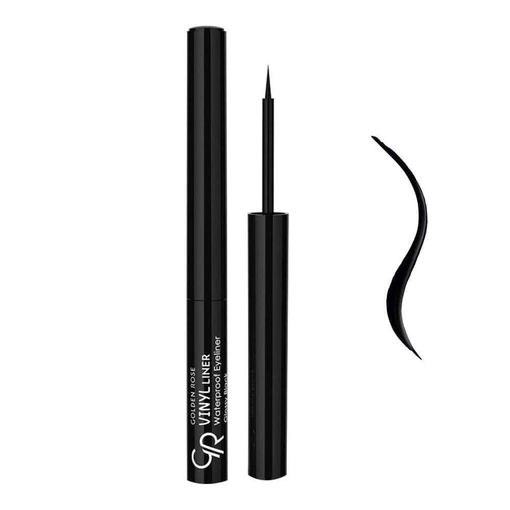 Vinyl Liner Waterproof Eyeliner Glossy Black
